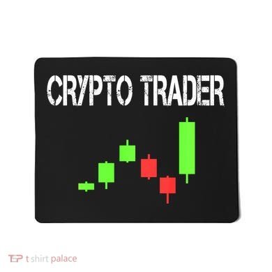 Daytrading Crypto Currency Candlestick For Traders Mousepad