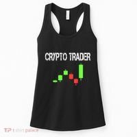 Daytrading Crypto Currency Candlestick For Traders Women's Tank Top thumb 0