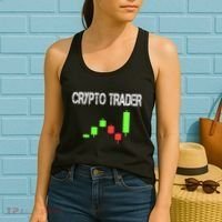 Daytrading Crypto Currency Candlestick For Traders Women's Tank Top thumb 2