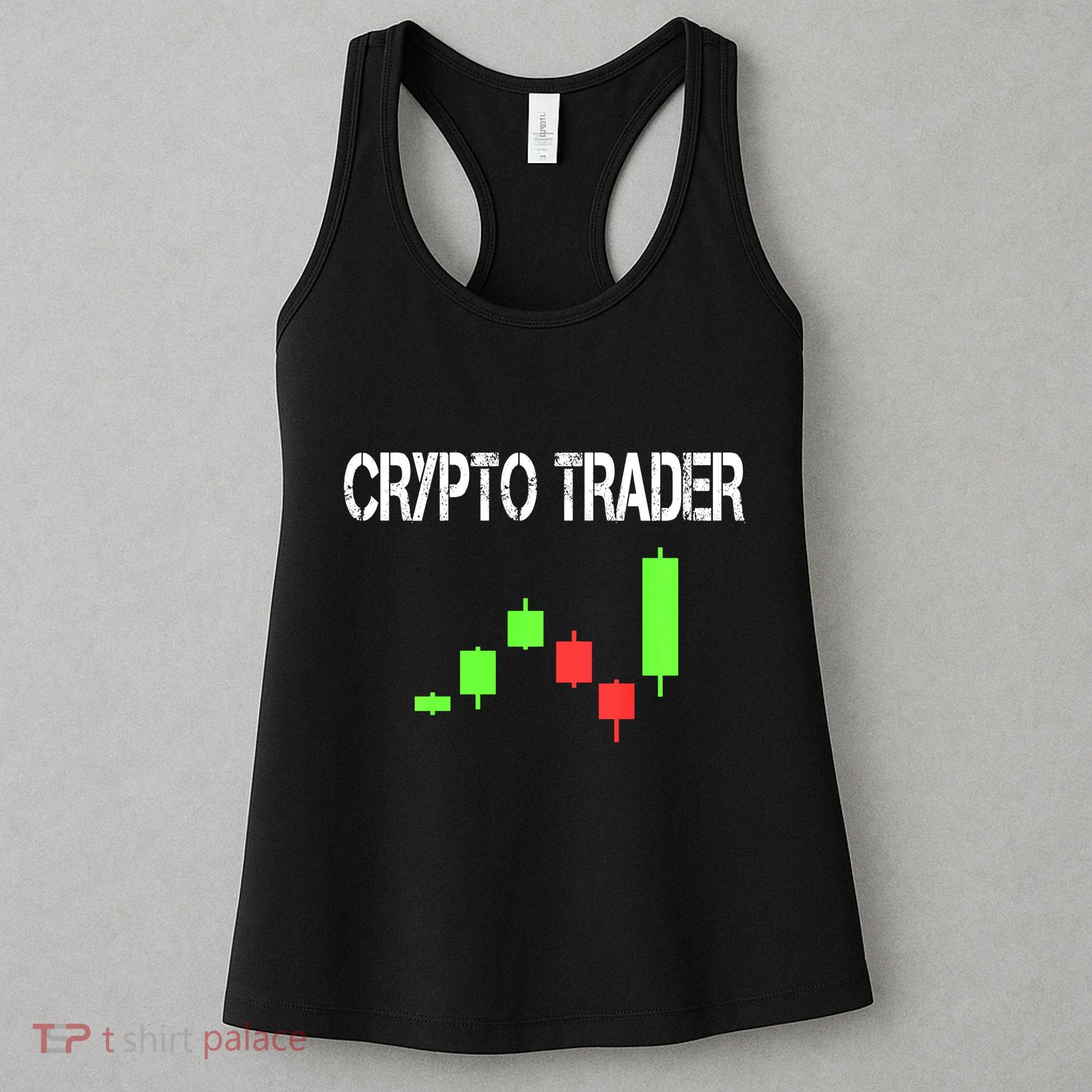 Daytrading Crypto Currency Candlestick For Traders Women's Tank Top