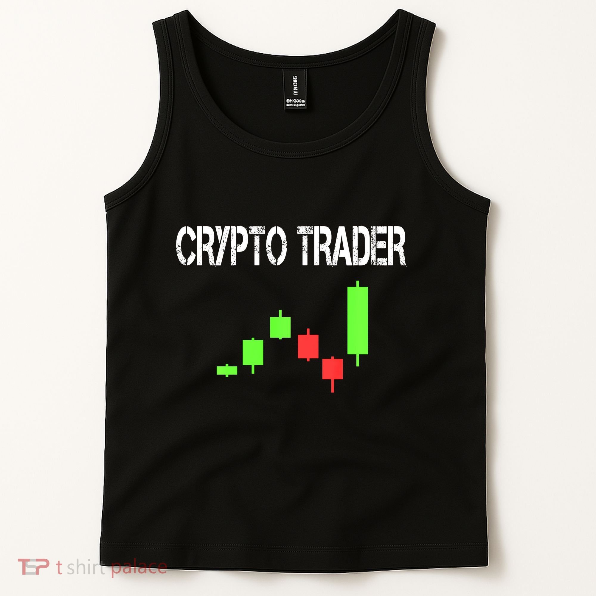 Daytrading Crypto Currency Candlestick For Traders Tank Top