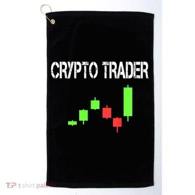 Daytrading Crypto Currency Candlestick For Traders Golf Towel