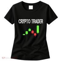 Daytrading Crypto Currency Candlestick For Traders Women's T-Shirt thumb 0