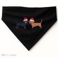 Dachshund Christmas Cool Gift USA-Made Doggie Bandana thumb 0