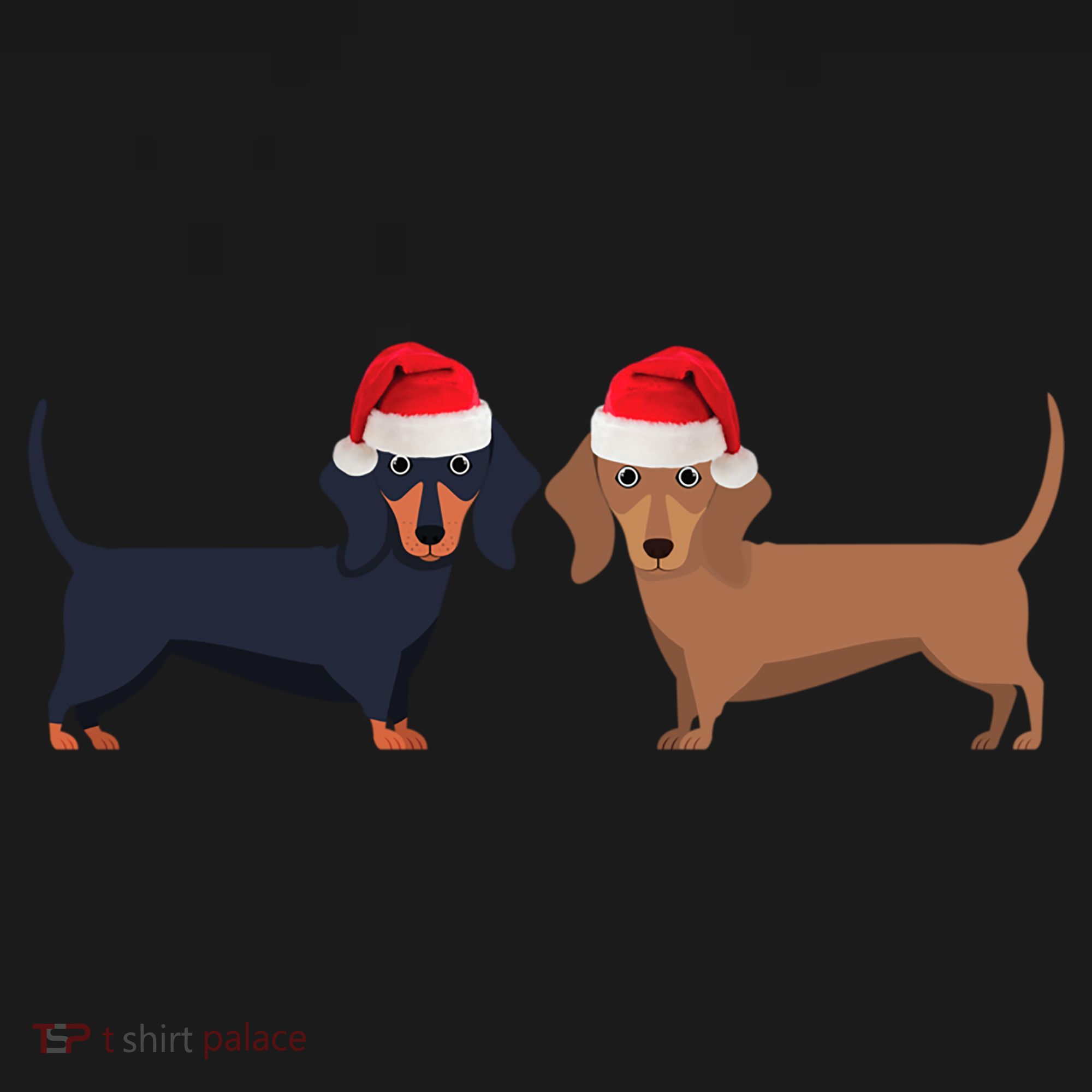 Dachshund Christmas Cool Gift USA-Made Doggie Bandana