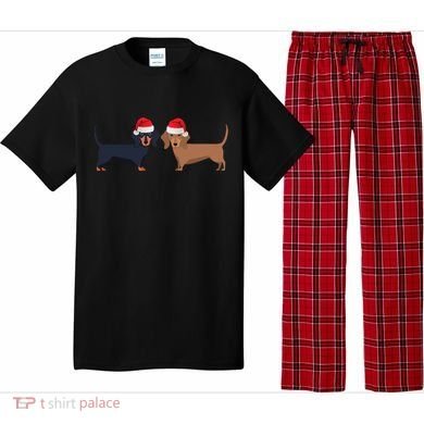Dachshund Christmas Cool Gift Pajama Set
