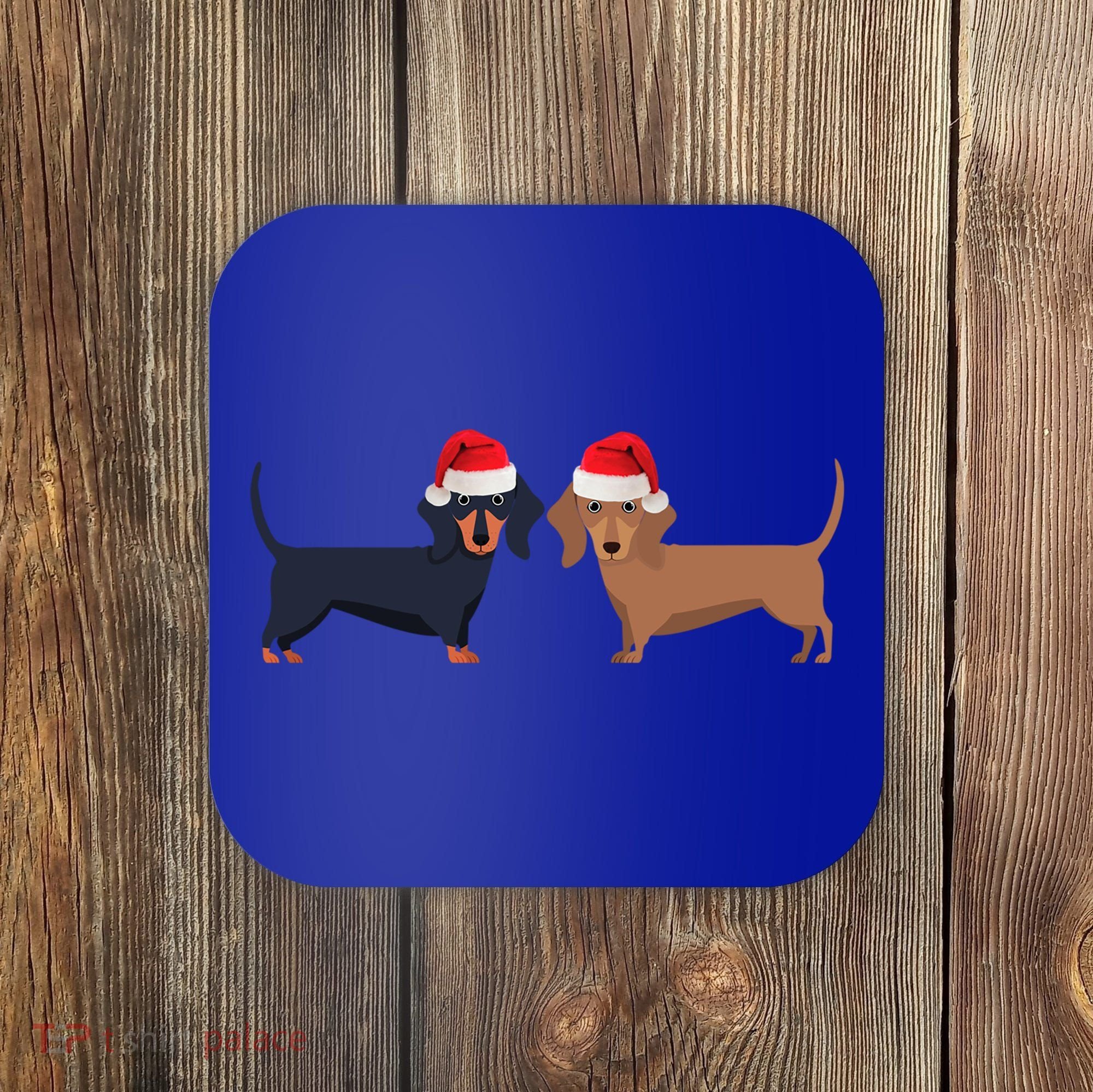 Dachshund Christmas Cool Gift Coaster