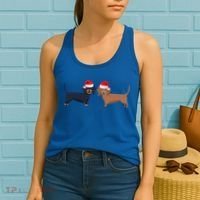 Dachshund Christmas Cool Gift Women's Tank Top thumb 2