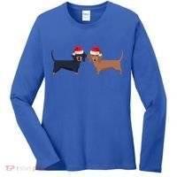 Dachshund Christmas Cool Gift Women's Long Sleeve Shirt thumb 0