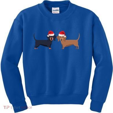 Dachshund Christmas Cool Gift Kids Sweatshirt