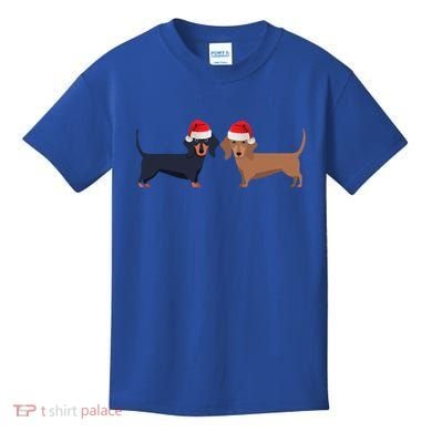 Dachshund Christmas Cool Gift Kids T-Shirt