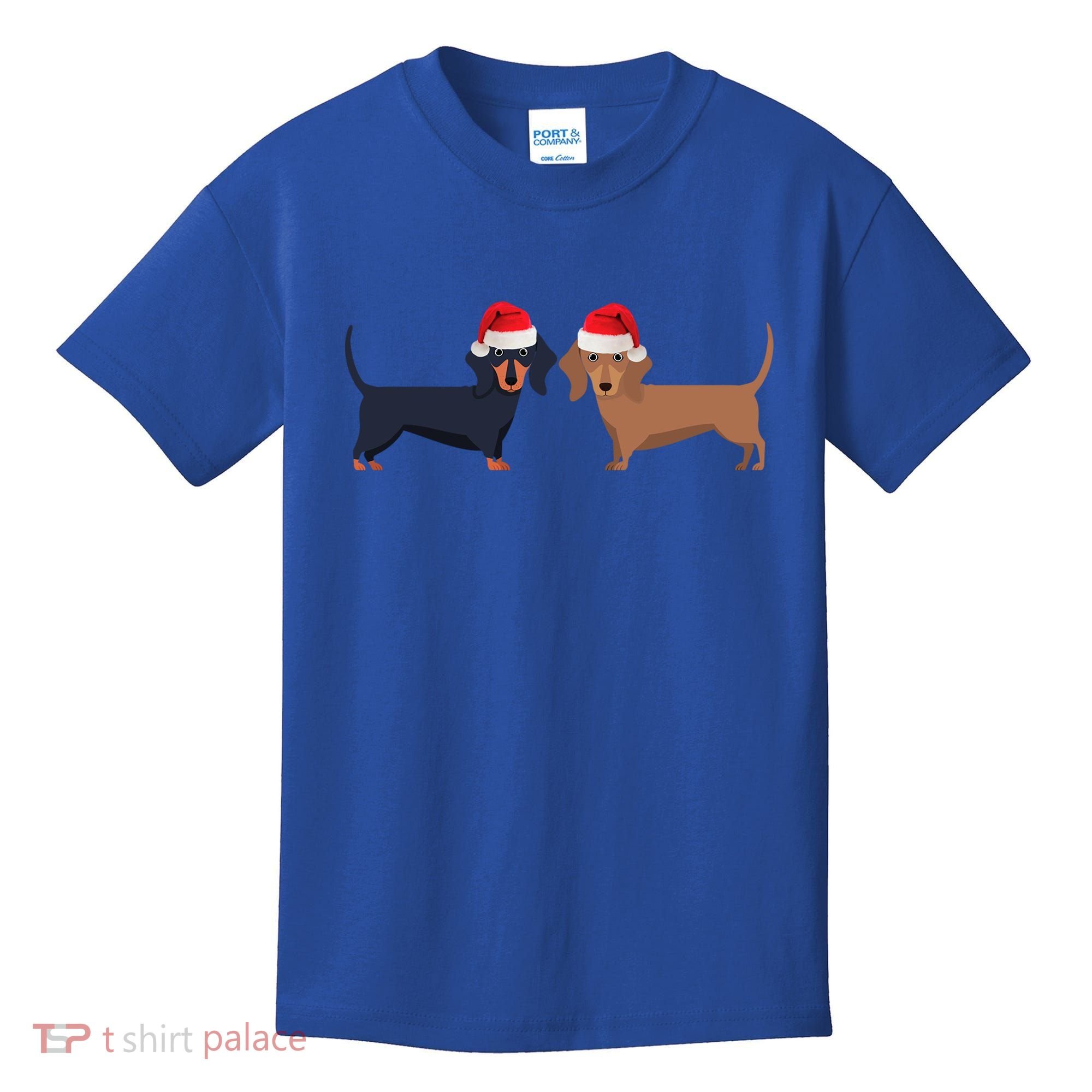 Dachshund Christmas Cool Gift Kids T-Shirt