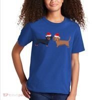 Dachshund Christmas Cool Gift Kids T-Shirt thumb 2