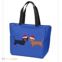 Dachshund Christmas Cool Gift Tote Bag thumb 3