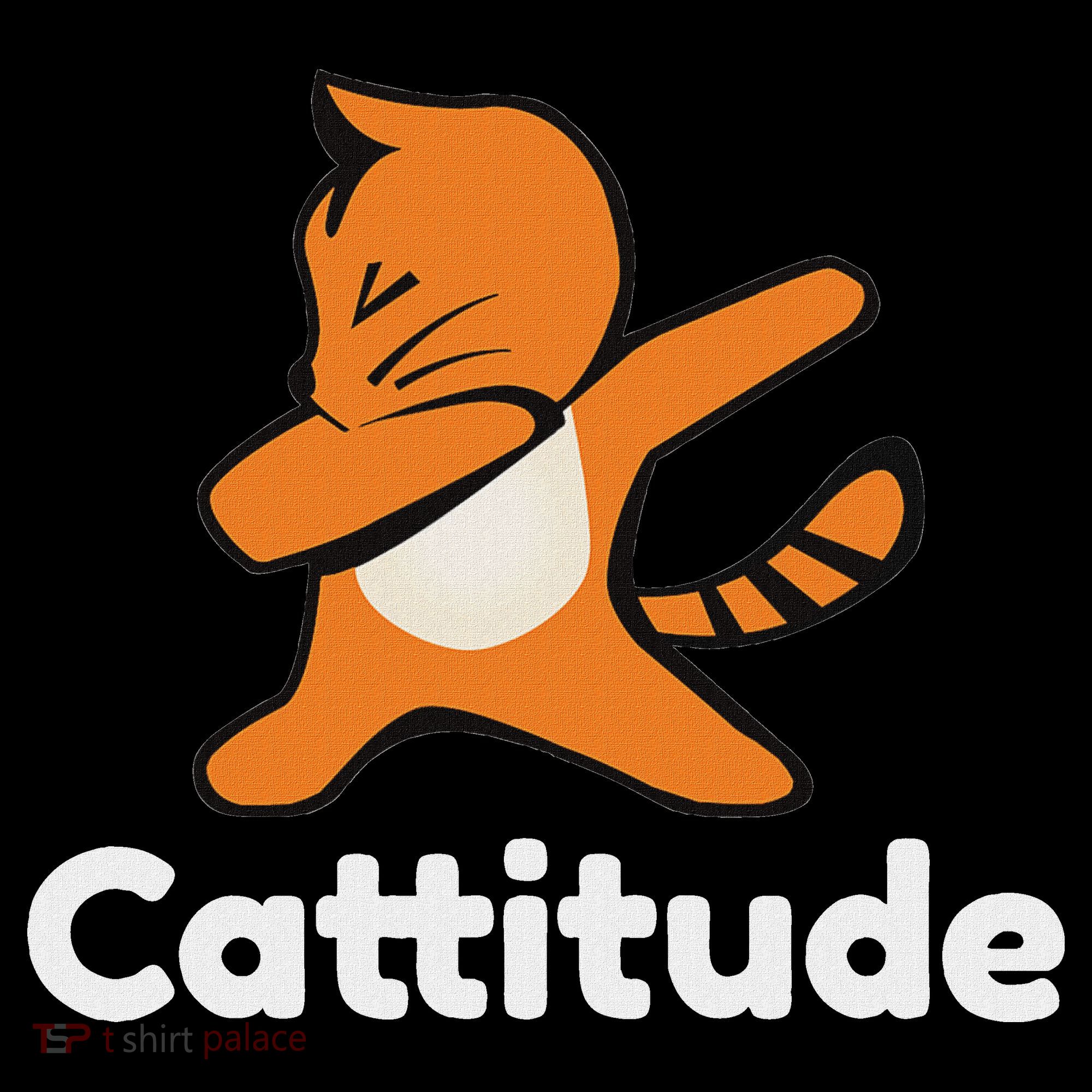Dabbing Cat Cattitude Funny Attitude Dance Coaster