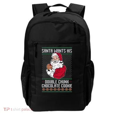 Double Chunk Chocolate Cookie Ugly Backpack