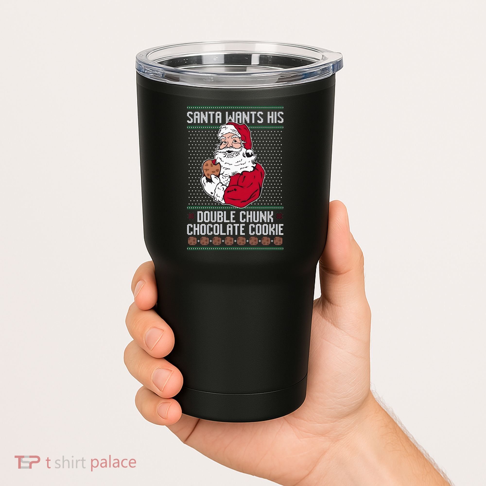 Double Chunk Chocolate Cookie Ugly Tumbler