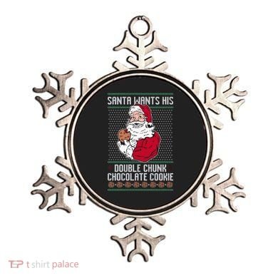 Double Chunk Chocolate Cookie Ugly Ornament