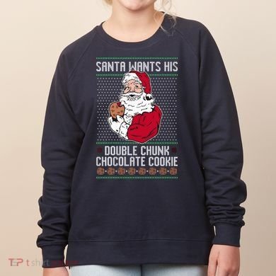 Double Chunk Chocolate Cookie Ugly Women's Sweatshirt