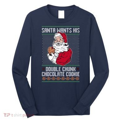 Double Chunk Chocolate Cookie Ugly Long Sleeve Shirt