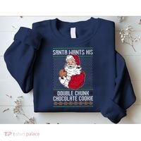 Double Chunk Chocolate Cookie Ugly Sweatshirt thumb 2