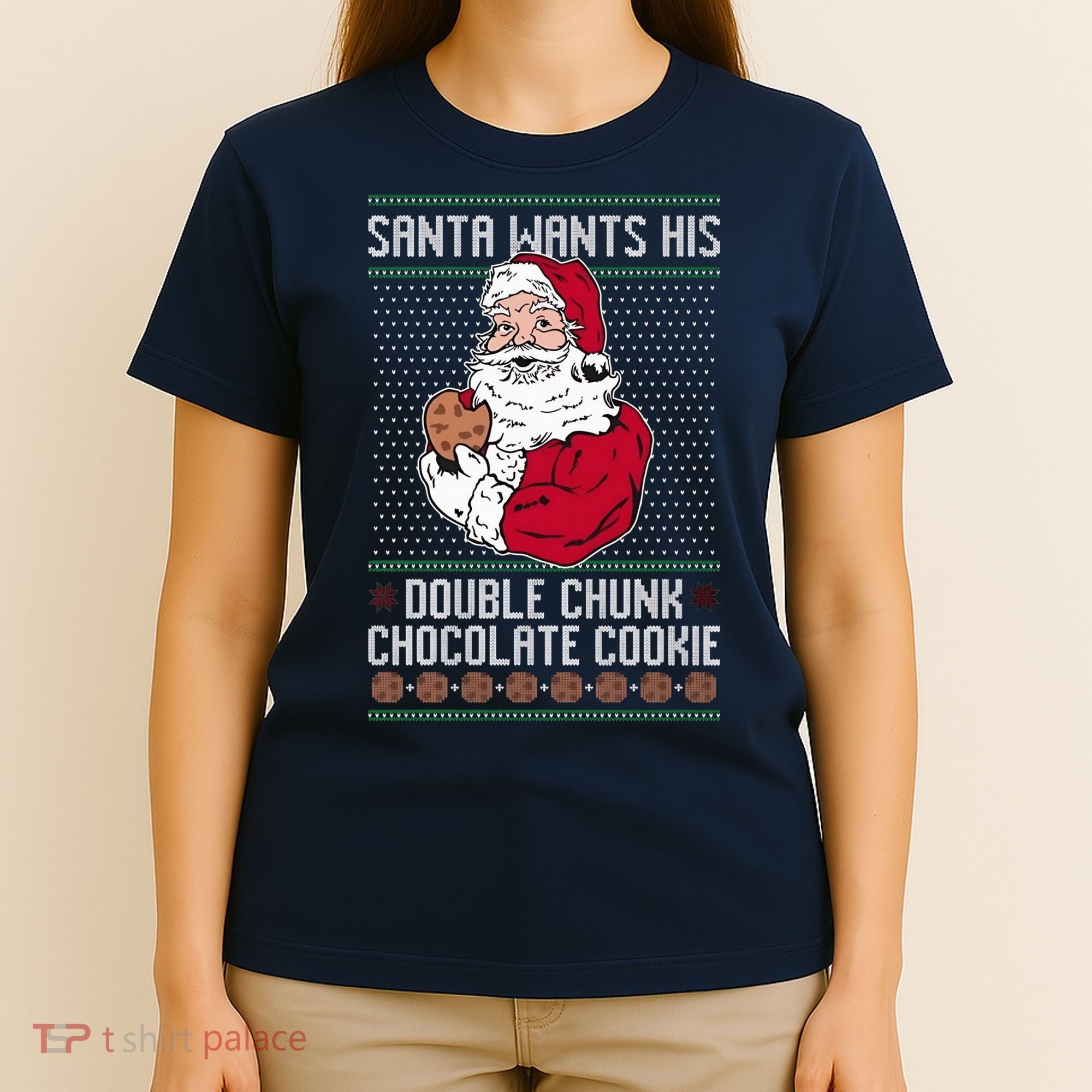 Double Chunk Chocolate Cookie Ugly T-Shirt