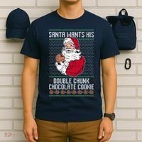 Double Chunk Chocolate Cookie Ugly T-Shirt thumb 6