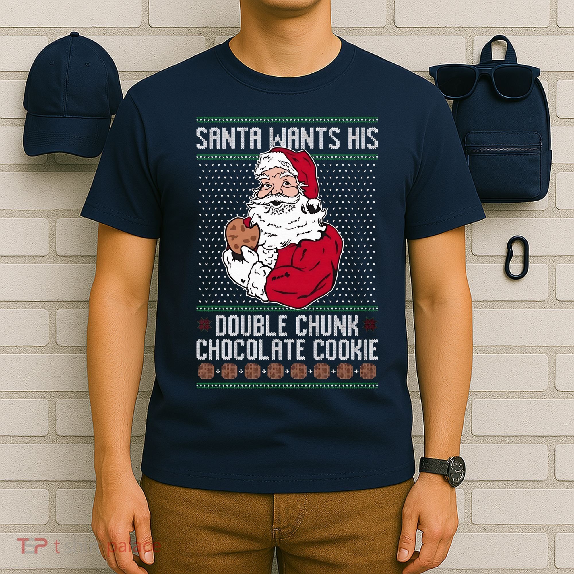 Double Chunk Chocolate Cookie Ugly T-Shirt