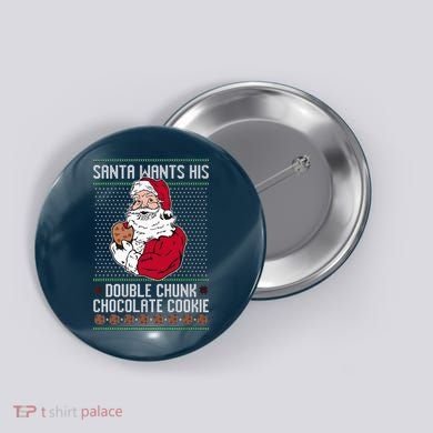 Double Chunk Chocolate Cookie Ugly Button