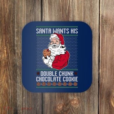 Double Chunk Chocolate Cookie Ugly Coaster