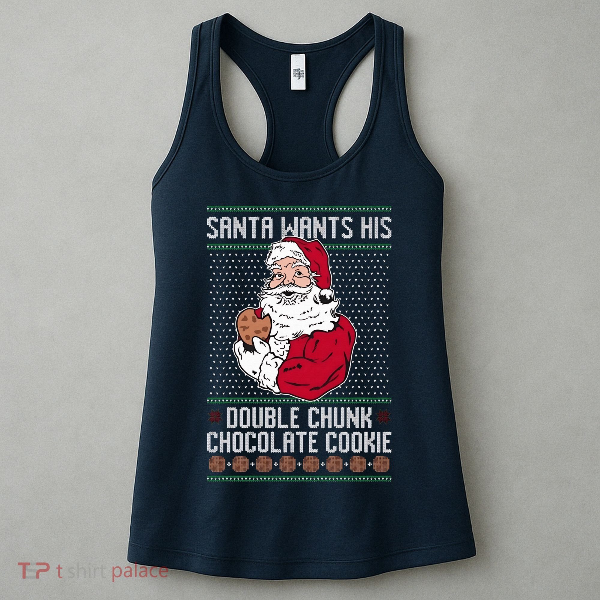 Double Chunk Chocolate Cookie Ugly Women's Tank Top