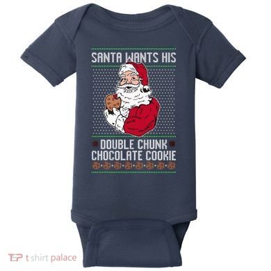 Double Chunk Chocolate Cookie Ugly Baby Bodysuit