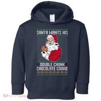 Double Chunk Chocolate Cookie Ugly Toddler Hoodie thumb 0