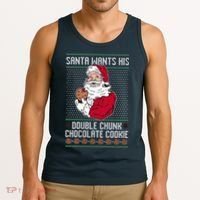 Double Chunk Chocolate Cookie Ugly Tank Top thumb 3