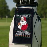 Double Chunk Chocolate Cookie Ugly Golf Towel thumb 2
