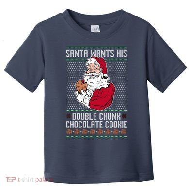 Double Chunk Chocolate Cookie Ugly Toddler T-Shirt