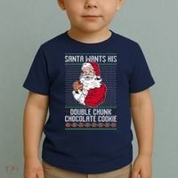 Double Chunk Chocolate Cookie Ugly Toddler T-Shirt thumb 2