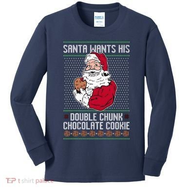 Double Chunk Chocolate Cookie Ugly Kids Long Sleeve Shirt