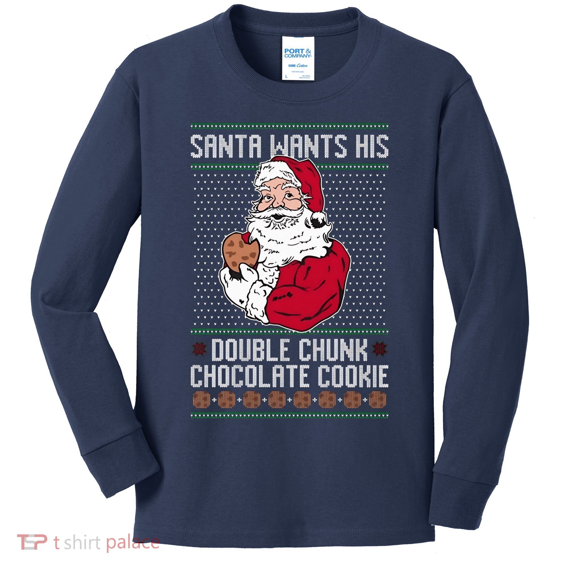 Double Chunk Chocolate Cookie Ugly Kids Long Sleeve Shirt