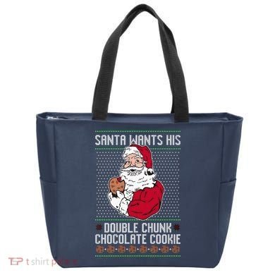 Double Chunk Chocolate Cookie Ugly Tote Bag