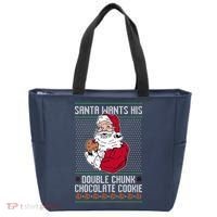 Double Chunk Chocolate Cookie Ugly Tote Bag thumb 0