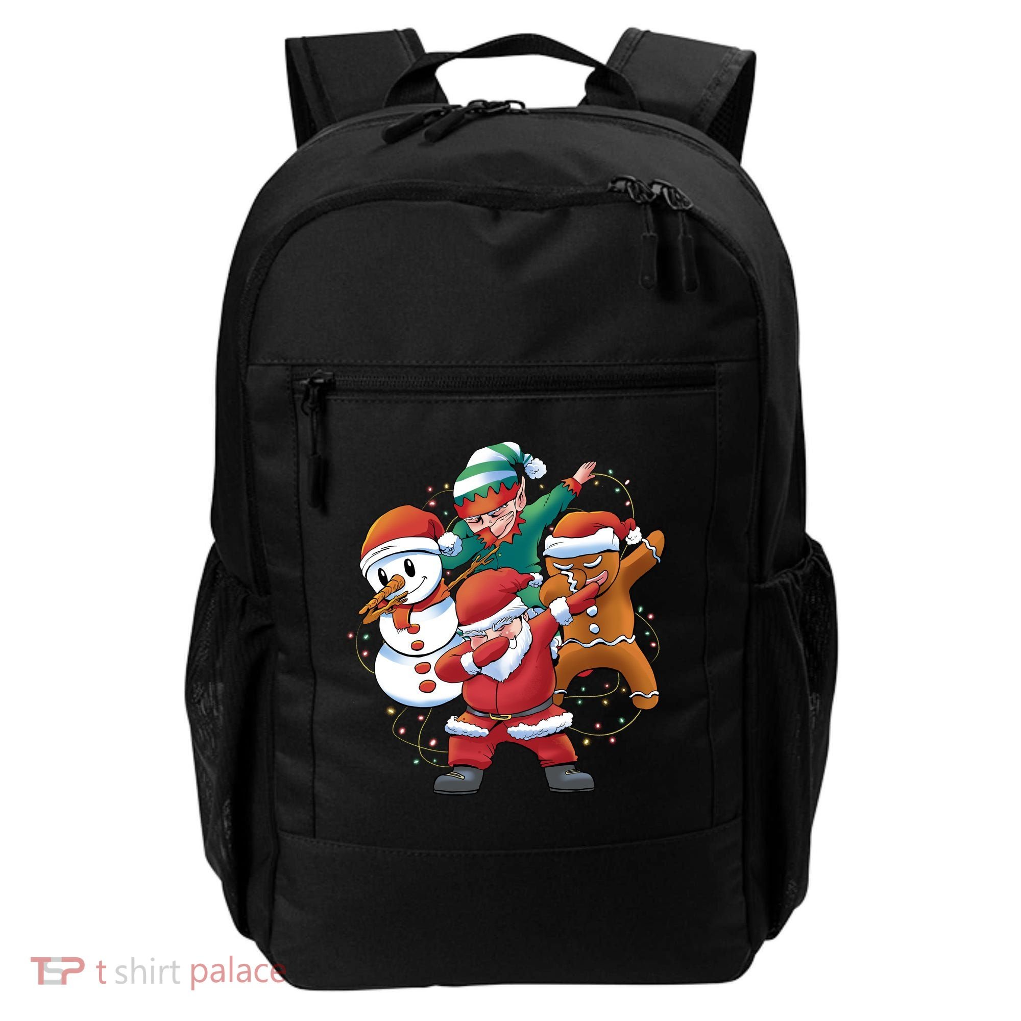 Dabbing Christmas Characters Holiday Backpack
