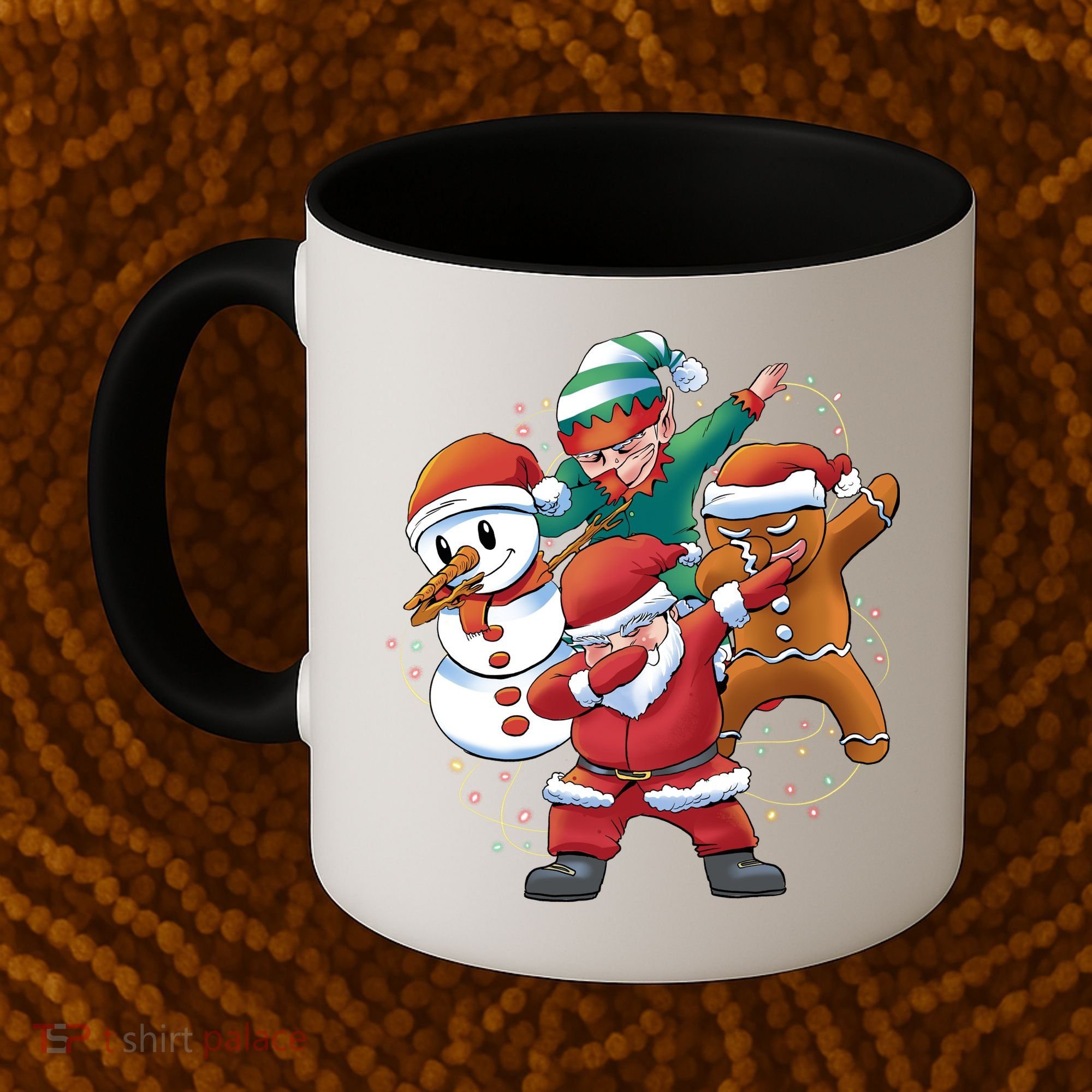 Dabbing Christmas Characters Holiday Coffee Mug