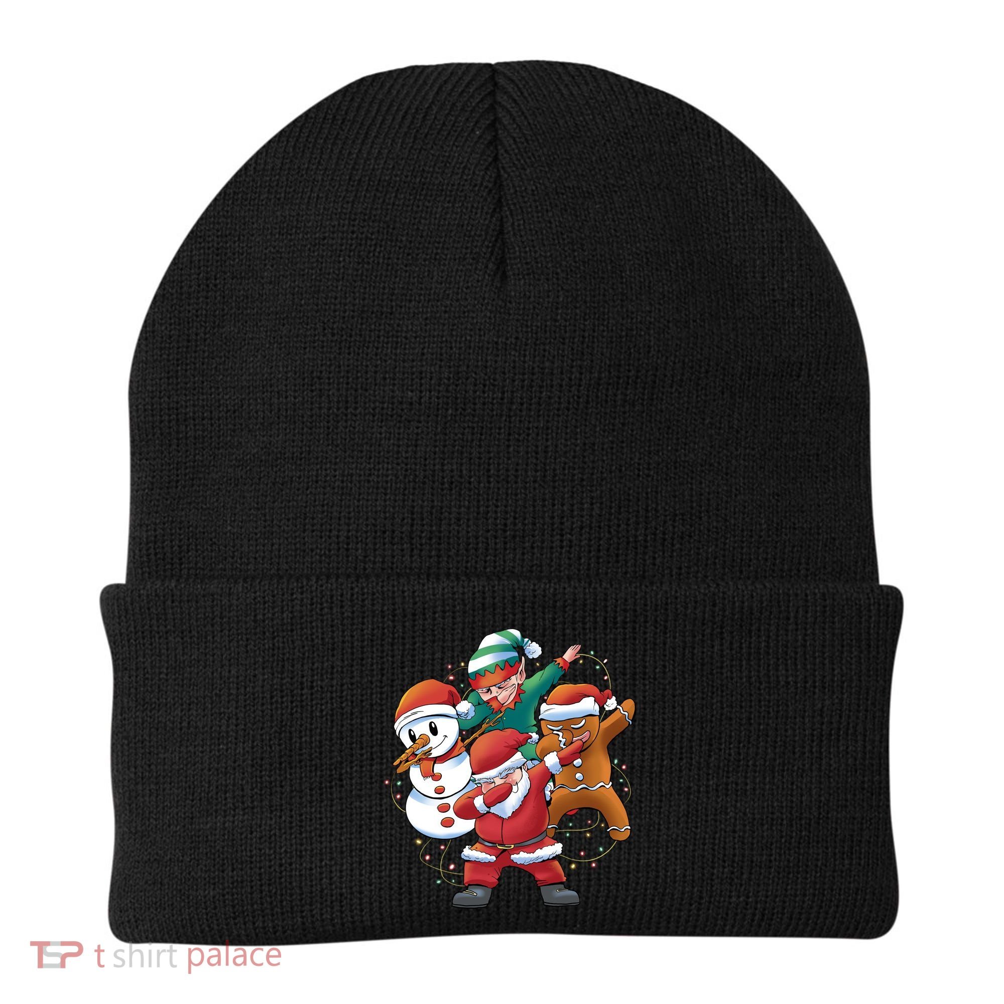 Dabbing Christmas Characters Holiday Beanie