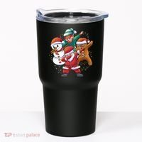 Dabbing Christmas Characters Holiday Tumbler thumb 0
