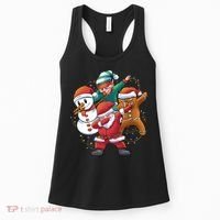 Dabbing Christmas Characters Holiday Women's Tank Top thumb 0