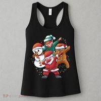 Dabbing Christmas Characters Holiday Women's Tank Top thumb 3