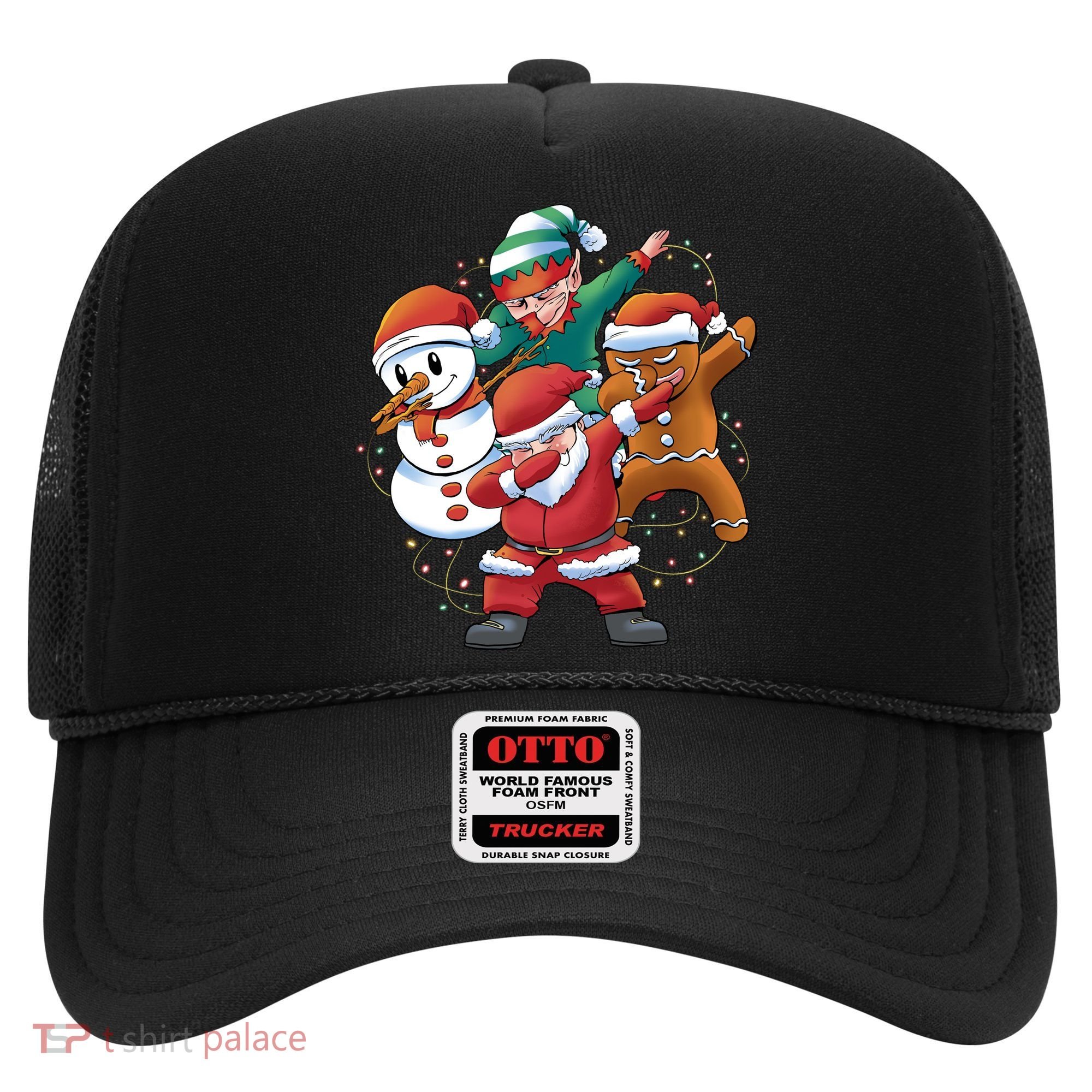 Dabbing Christmas Characters Holiday Hat