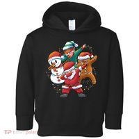 Dabbing Christmas Characters Holiday Toddler Hoodie thumb 0