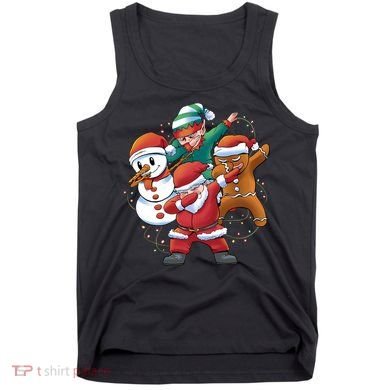 Dabbing Christmas Characters Holiday Tank Top